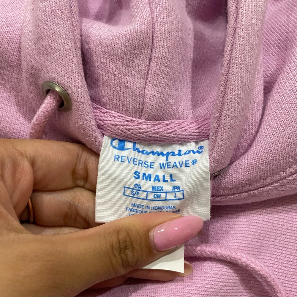 Pink Champion Reverse Weave Hoodie - image 3